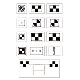 Targets and Holder for LDW Calibration