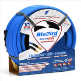 BluBird Pro Rubber Air Hose with Universal Quick Connect Coupler, Brass MNPT Industrial Fitting - 1/4