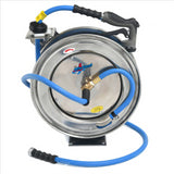 BluSeal Stainless Steel Water Hose Reel 5/8