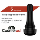 TR413 Counteract Tire Valve 42.5mm (5pk)