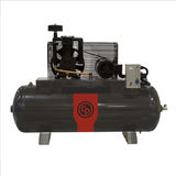 Chicago Pneumatic Chicago Pneumatic RCP-381HS 5 HP 208-230 Volt Single Phase Two Stage 80 Gallon Horizontal Air Compressor