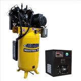 EMAX 7.5HP 1 PH Industrial Plus 80 Gal. Vertical Silent Air Compressor with 30 CFM Dryer Bundle