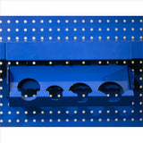 Adj Hanging Power Tool Rack Blue