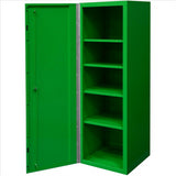 DX 19 x 21 Locker 4 Shelves,Green w/Black Handle