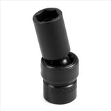 Grey Pneumatic 3/8 DR 13MM UNIV SEMI-DEEP IMPACT SOCKET