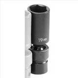 Grey Pneumatic SOC 19MM 3/8D IMP UNIV 6PT DP BLK