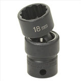 SOC 15MM 3/8D IMP UNIV 12PT BLK