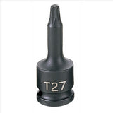 Grey Pneumatic SOC T27 3/8D IMP INT TRX MALE BLK