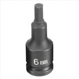 Grey Pneumatic SOC 6MM 3/8D IMP HEX MALE