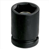 SOC 15MM 1/2D IMP MAG 6PT BLK