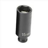 SOC 15MM 1/4D IMP MAG 6PT DP BLK