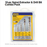 Hanson EXTRACTOR SPIRAL SET 10PC SCREW&COBALT DRILL BIT