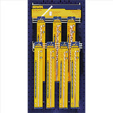 14PC Long Length Rotary Drill Bit Display