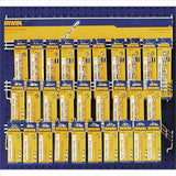 58PC Reduced Shank HSS Drill Bit Display