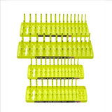 Hansen Global Hi-Viz 4-Pack Soc Holder, Yellow