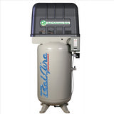 7.5hp 80 gallon 1 phase quiet piston compressor