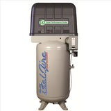 7.5hp 80 gallon 3 phase quiet piston compressor