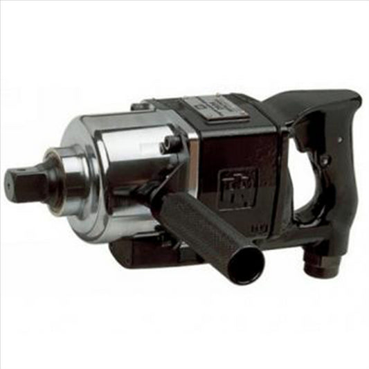 1" Air Impact Wrench, 2000 ft-lb Max Torque, 850 BPM, Industrial Duty, D-handle, Inside Trigger