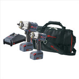 20V Impact Combo Kit, W7152 1/2” Cordless Impact Wrench, W5133 3/8” Cordless Impact Wrench, 2 Batteries and Charger