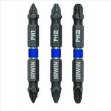 3PC Double-Ended Screwdriver Power Bit 2-3/8