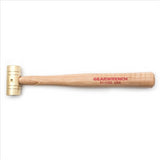 8 OZ. BRASS HAMMER WITH HICKORY HANDLE