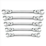 GearWrench 5PC FLEX FLARE NUT WRENCH SET SAE