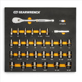 Gearwrench 31 Pc. Bolt Biter Ratchet Socket Set MM/SAE