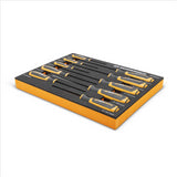 10 Piece Torx Dual Material Screwdriver Set in Foam Storage Tray