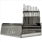 KnKut 20 Piece Jobber Length Drill Bit Set Numbers 61-80