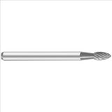 KnKut SH-41 Flame Shape Carbide Burr 1/8