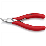 4 1/2IN  ELECTRONICS PLIERS-ANGLED HALF-ROUND JAWS