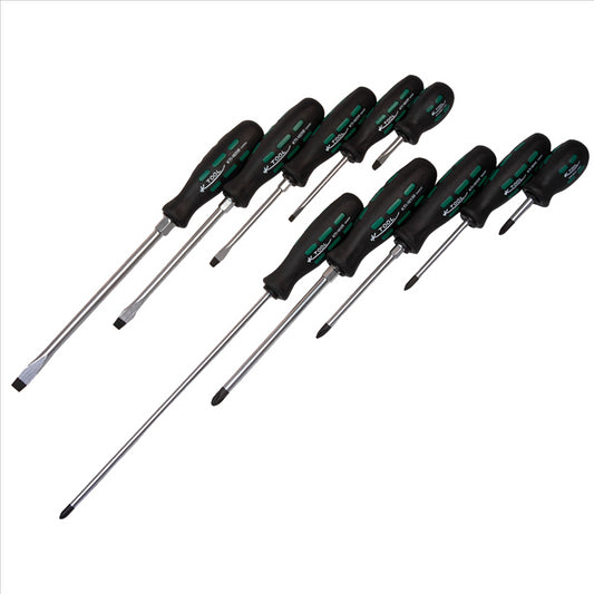 K Tool International 10-Piece Professional Screwdriver Set with Triangu