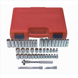 K Tool International 47-PIECE 3/8 IN. DR 12-PT SAE AND METRIC