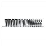 K Tool International SOC SET 15PC 3/8DR MET DP 12PT