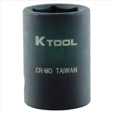 K Tool International SOC 17MM 1/2D IMP 6PT