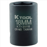 K Tool International SOC 18MM 1/2D IMP 6PT