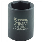 K Tool International SOC 21MM 1/2D IMP 6PT