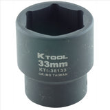 K Tool International SOCKT IMP MET 1/2DR 33MM