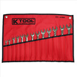 K Tool International WRENCH SET COMBINATION 13 PC HI POLISH METRIC