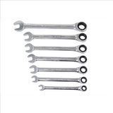 K Tool International 7 Piece Metric Ratcheting Wrench Set