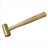 K Tool International 16 oz. Brass hammer with Wooden Hickory Handle