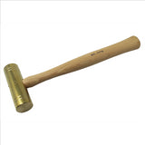 K Tool International HAMMER BRASS 24OZ, HICKORY HANDLE