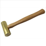 K Tool International 32 oz. Brass Hammers with Hickory Handles, 1-1/2 i