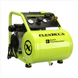 Flexzilla® Portable Air Compressor with Quiet Technology™, 1 HP, 5 Gallon, Industrial Grade Pump