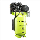 Flexzilla® Pro Piston Air Compressor with Silencer™, 1-Phase, Stationary, 7.5 HP, 80 Gallon, 2-Stage, Vertical, ZillaGreen™