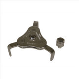 Lisle 61-124mm 3 Jaw Wrench & Adapter