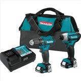 Makita 12V CXT Cordless 2-Piece Combo Kit