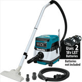 18V X2 (36V) LXT Lith-Ion Cordless/Corded 2.1 Gallon HEPA Filter Dry Dust Extractor/Vacuum (Tool Only)