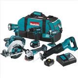 18V LXT 3.0 Ah Cordless 6-Piece Combo Kit