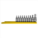 10PC SAE Hex Socket Bit Set